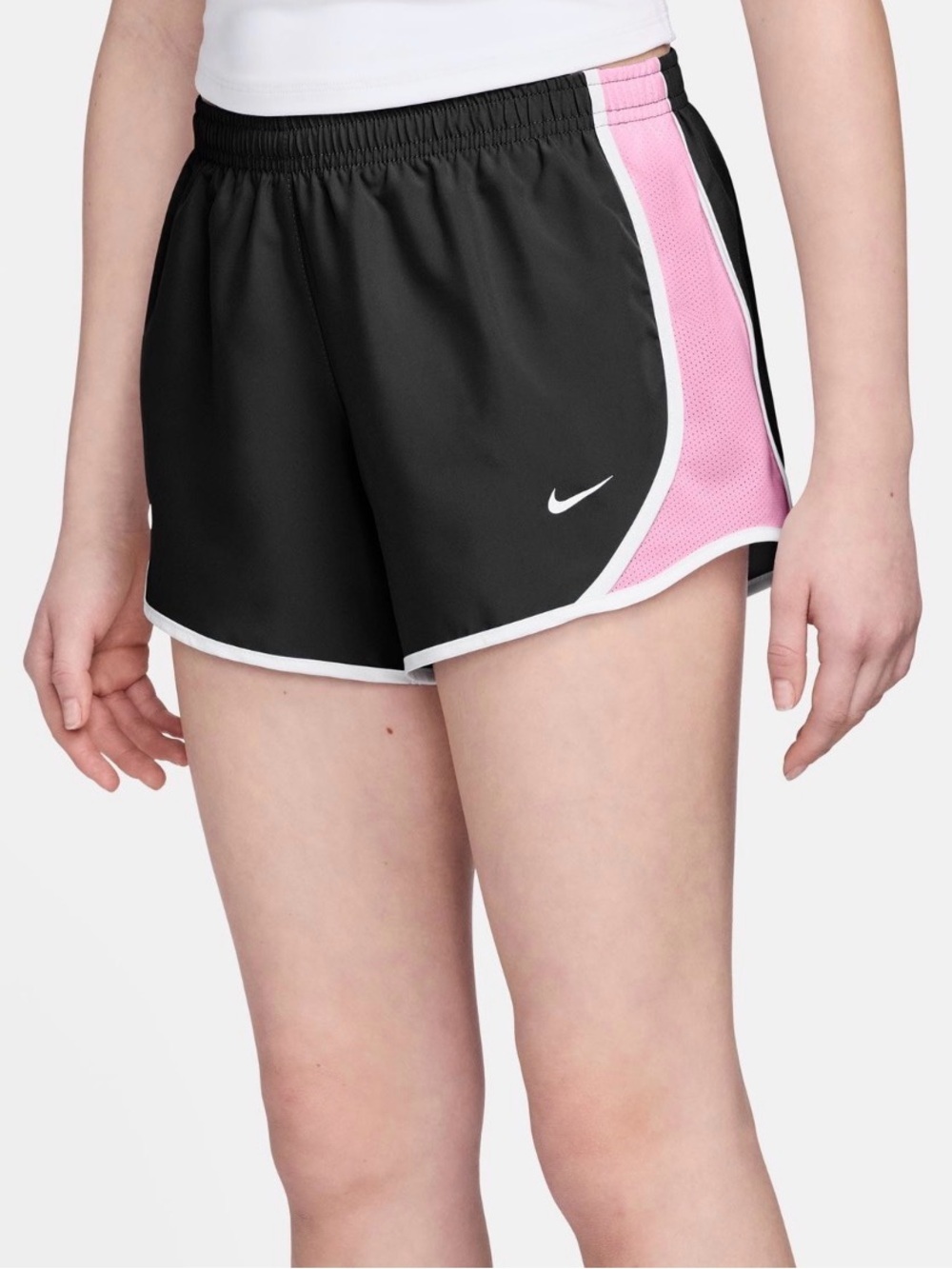 Nike Dri-FIT Tempo Black Pink Running Shorts Women’s Small
